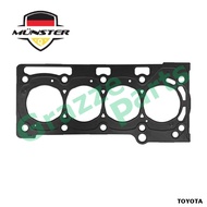 Münster Cylinder Head Gasket 11115-47050 for Toyota Avanza 1.5 F653 F654 Sienta 1.5 NSP170 2NR 2NR-F