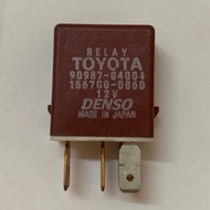 RELAY 5PIN 12V ORIGINAL 90987-04004 DENSO 156700-0860 MADE IN JAPAN FOR TOYOTA HONDA