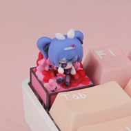 Hatsune Miku Keycap Original Creative MX Switch Cute 3D Mechanical Resin Keycaps ESC DIY Personalize