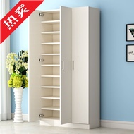 HY-$ ijBalcony Shoe Cabinet Modern Simple Home Door Large Capacity Solid Wood Shoe Cabinet Shoe Cabinet Storage Cabinet