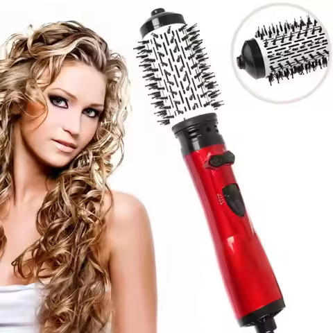 New Model Hair Straightener Brush Electronic Hair Straightener PTC Heating Plate Hair Straightener
