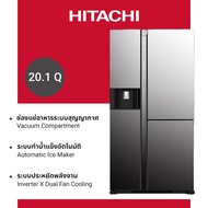 Hitachi ฮิตาชิ ตู้เย็น 2 ประตู 20.1 คิว 569 ลิตร Side By Side รุ่น R-MX600GVTH1 สีกระจก/แมตต์กลาสไวท์