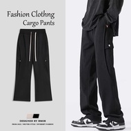 fashion cargo sweat pants for men baggy pants for men Korean Loose Baggy Straight Pants trouser