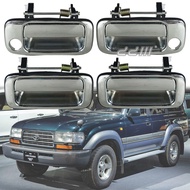 [READY STOCK] Toyota LandCruiser LC80 Ninja 80 Door Outer Handle Exterior (Chrome) Land Cruiser HDJ8