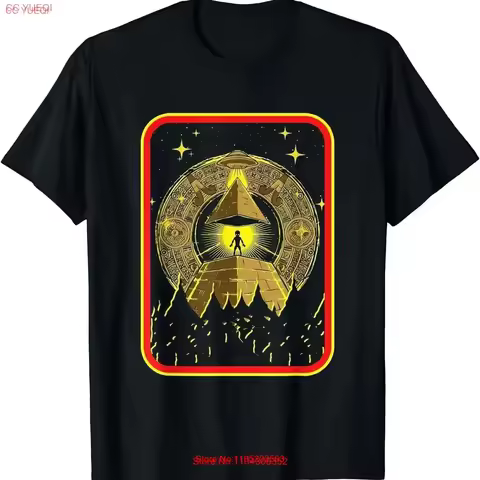 NEW LIMITED UFO Alien Third Eye Illuminati Extraterrestrial T Shirt S 3XL vintage Washed homme Versa