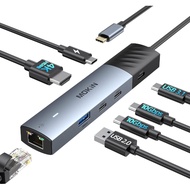 MOKiN USB-C Hub 7-in-1 รองรับ 10Gbps | HDMI 4K USB 3.2 x2 PD 100W SD/TF รุ่น MOUC6001