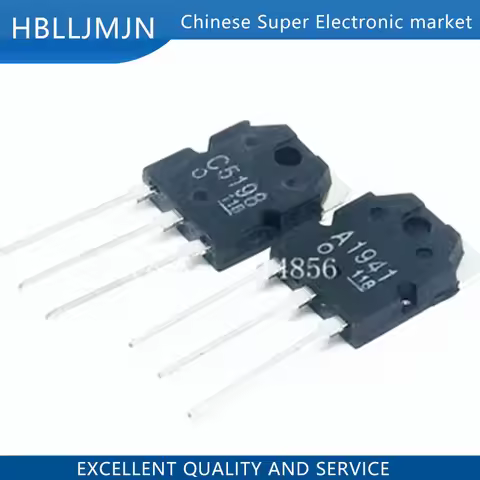 10PCS 5pairs 2SC5198 2SA1941 (5PCS A1941 + 5PCS C5198 )( 2SB817 + 2SD1047 )( 2SA1694 + 2SC4467 ) TO-
