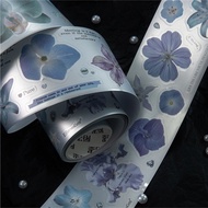 1pcs/lot Decorative Adhesive Tapes Flower meaning to be continued Junk Journal Japanese Masking Scra