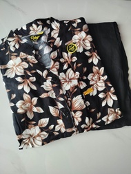 Ratna Set Setelan Wanita Motif Bunga Baju Setelan Botega Rayon