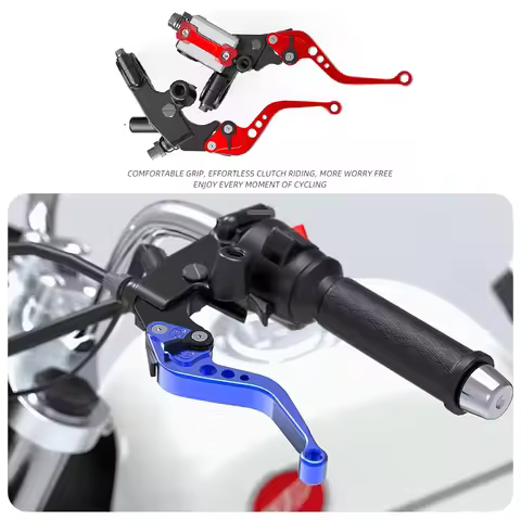 Universal 22mm Motorcycle Brake Clutch Lever Reservoir DOT Compatible with MSX125 DRZ400SM Suzuki Ho