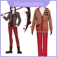 Breathable Adults Mens Angels Of Death Isaac Foster Zack Hoodie Jacket Pants Carnival Costume