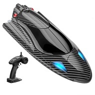 Fy011 2.4G Electric Speedboat Racing Water Toy Boat High-Speed Turbojet Remote Control Boat Best Gif