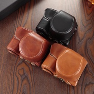 Suitable for Sony A7C Camera Bag a6000 a6400 a6100 ZVE10 Leather Case Protective Case