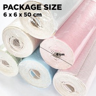 Wallpaper Linen Foam Rol Tebal Wallpaper busa foam Linen Roll
