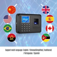 supergoodsales Time Clock  Biometric Fingerprint Password Attendance Machine with 2.4 inch LCD Scree
