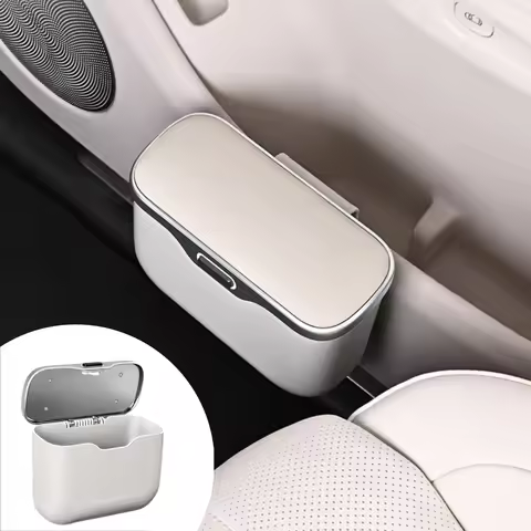 1/2 Pack Car Storage Bin Seat Front Door Rear Row Organizer Multifunctional Car Trash Can Microfiber