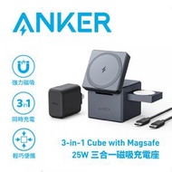 Anker - Anker - 3-in-1 Cube with MagSafe 三合一Apple充電器 Y1811
