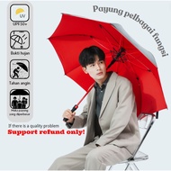 Auto Open Golf Umbrella Fiber umbrella UV Block Umbrella Windproof Payung Car Umbrella