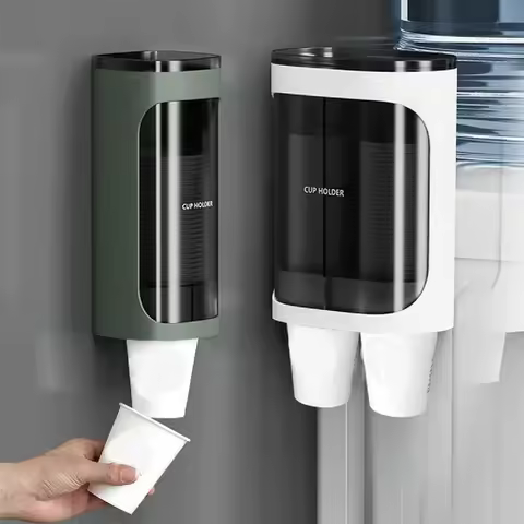Easy Pick-up Cup Holder for Up to 9 Ounce Water Resistant Water Paper Cup Self Adhesive Paper Cups H