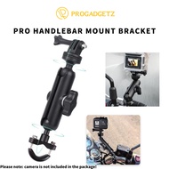 PRO Motorcycle Bike Camera Holder Handlebar Mount Bracket 1/4 Metal Stand For GoPro / Insta360 / Action Camera