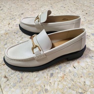 GU Japan White Buckle Loafer