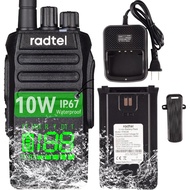 Radtel RT-493 GMRS Radio 10W IP67 Waterproof Handheld, 199 CH Long Range Two Way Radio for Adults, G