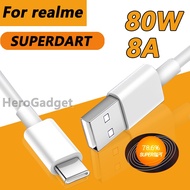 100% Original Realme Data Cable Type C Fast Charging 8A
