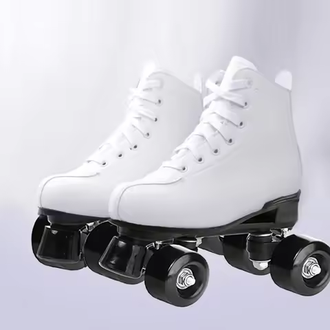 Double-row skates men's and women's fancy skates roller skates outdoor sports roller skates