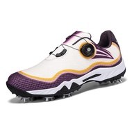 Men Outdoor Leisure Anti-slip Wear-resistant Spiked Golf Shoes Training Shoes 8HLA