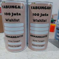 Lifestyle Tgr Permanent Target Piggy Bank 10, 50 and 30 million aesthetic character savings 100k 50k