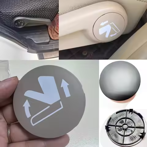 1Pc Rear Seat Control Switch Cover Button Adjust Knob Trim Cap For Toyota Land Cruiser Prado LC150 2