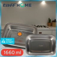 TaffHOME Spill-Proof Lunch Bento Box Stainless Steel 410 - KT275