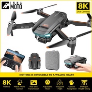 NEW AE10 MINI Drone Brushless Motor ESC 8K Profesional HD 90 Degree Adjustable Camera Dual Lens Aerial Photography Wifi GPS Positioning Low BatteryReturn RC Helicopter for Expert Adults Birthday Gift