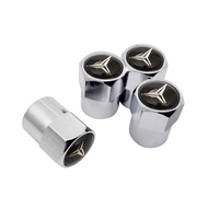 4pcs/set Tire Valve Caps Cover for Mercedes Benz W211 W203 W204 W205 W212 W210 W463 E320 A180 S C ML SL Class Smart Wheel Accessories