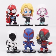 Justice League Style Decoration Claw Machine Doll Model Car Accessories Figure 6 Q Version Cake Spid