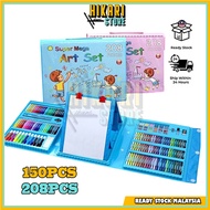 Kids Painting Pen Crayon Marker Pencil Drawing Art Set color stationery set colour pencil  208/150PC