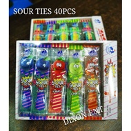 TWINFISH SOUR TIES GUMMY CANDY 40PCS