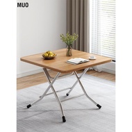 Foldable Table Household Small Apartment Dining Table Outdoor Stall Stall Camping Simple round and Square Small Table