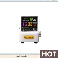 Mini 3D Hologram Cube Display Smart Weather Station Digital Clock Crystal Photo Desktop Decoration t