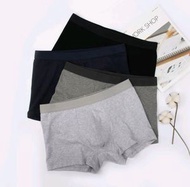 （4件裝）精梳棉男士平角褲 底褲 內褲