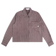 ABOVE AND OVER - STRIPE BROWN