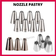 Nozzle Icing Piping Cake Decoration Tips Deco Churros Acuan Swiss Tart 4B 864 1M 1A 2D 2F 9FT 809 1C