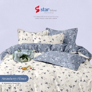 KATUN Bedcover set Anti-slide cotton bedsheet blue laves Motif Size 120x200 160x200 180x200 - Bedshe