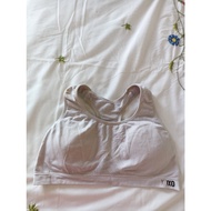 Si bra size 85/90 C gray white wool elastic