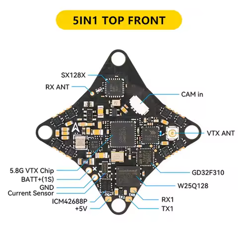 BETAFPV Air Brushless Flight Controller FC 4in1/5in1 5.8G VTX For FPV Air65 Air75 Meteor65 Meteor75 