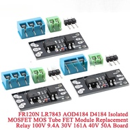 5-10pcs FR120N LR7843 AOD4184 D4184 Isolated MOSFET MOS Tube FET Module Replace Relay 100V 9.4A 30V 