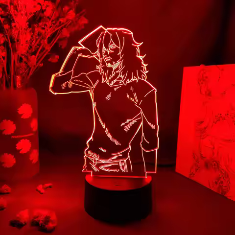 3d Lamp Anime Shota Aizawa Figurine Light for Bedroom Decor Child Kids Birthday Gift Manga Aizawa La