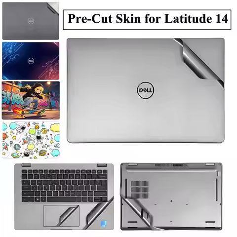 Pre-Cut Laptop Skin Anti Fingerprints Sticker Cover for Latitude 14 5420 5430 5450 7450 7440 7430 74