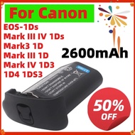 2600mAh LP-E4 Battery For Canon EOS-1Ds Mark III IV1Ds Mark31D Mark III 1D Mark IV 1D3 1D4 1DS3 Came