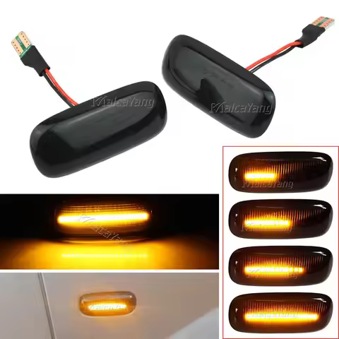 2PCS Top Quality For Audi A3 S3 8L A4 B5 A8 D2 TT 8N 1998-2006 Led Dynamic Side Marker Turn Signal I